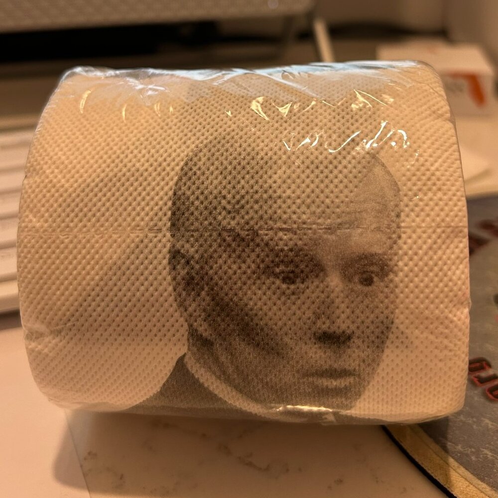 Joe Biden Toilet Paper Gag Gift NIP